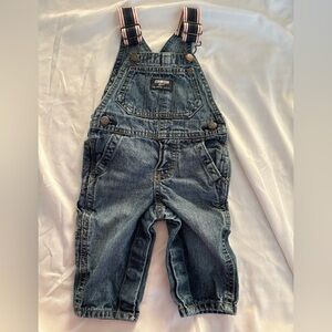 OshKosh B'gosh Blue Denim Overalls for Kids 6 month